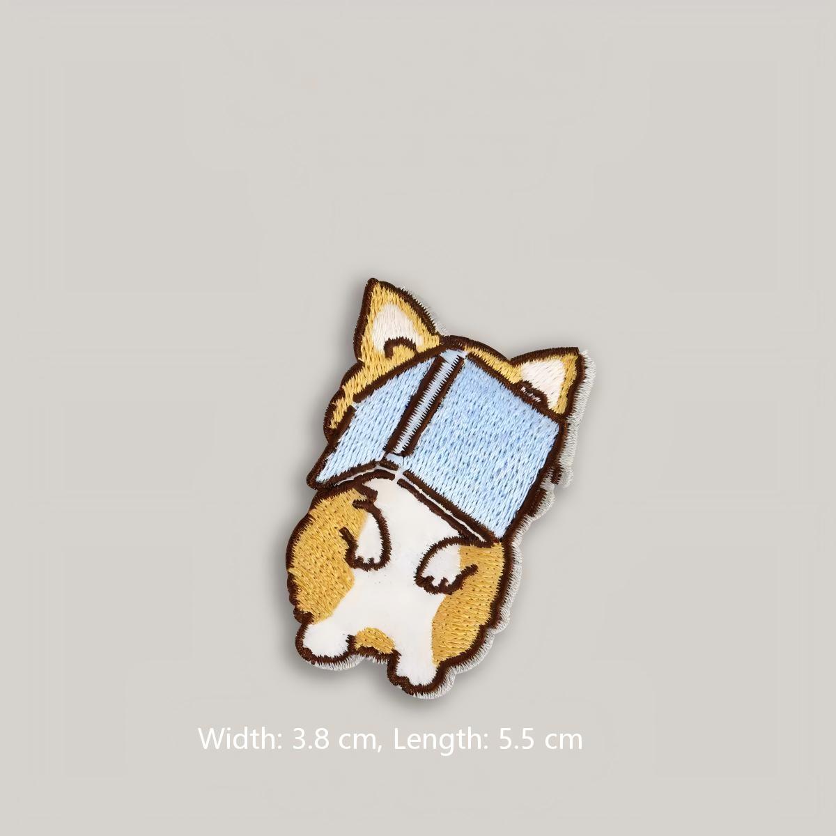 Cozy Pets Eating & Napping Embroidered Patches