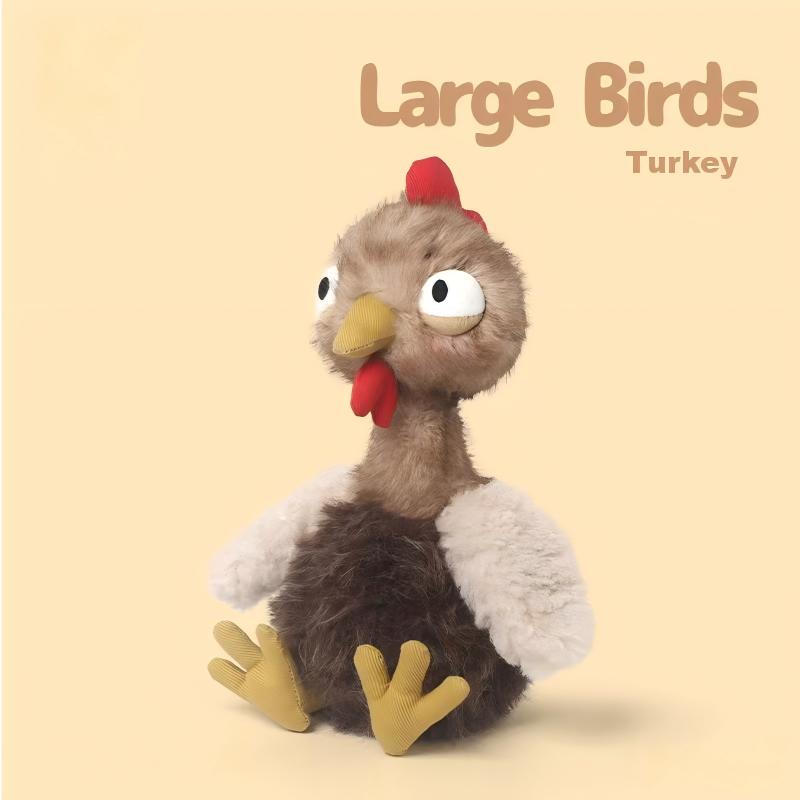 Unhinged Turkey Plush — Funny Stuffed Animal Toy | Perfect Thanksgiving Gift for Kids & Adults