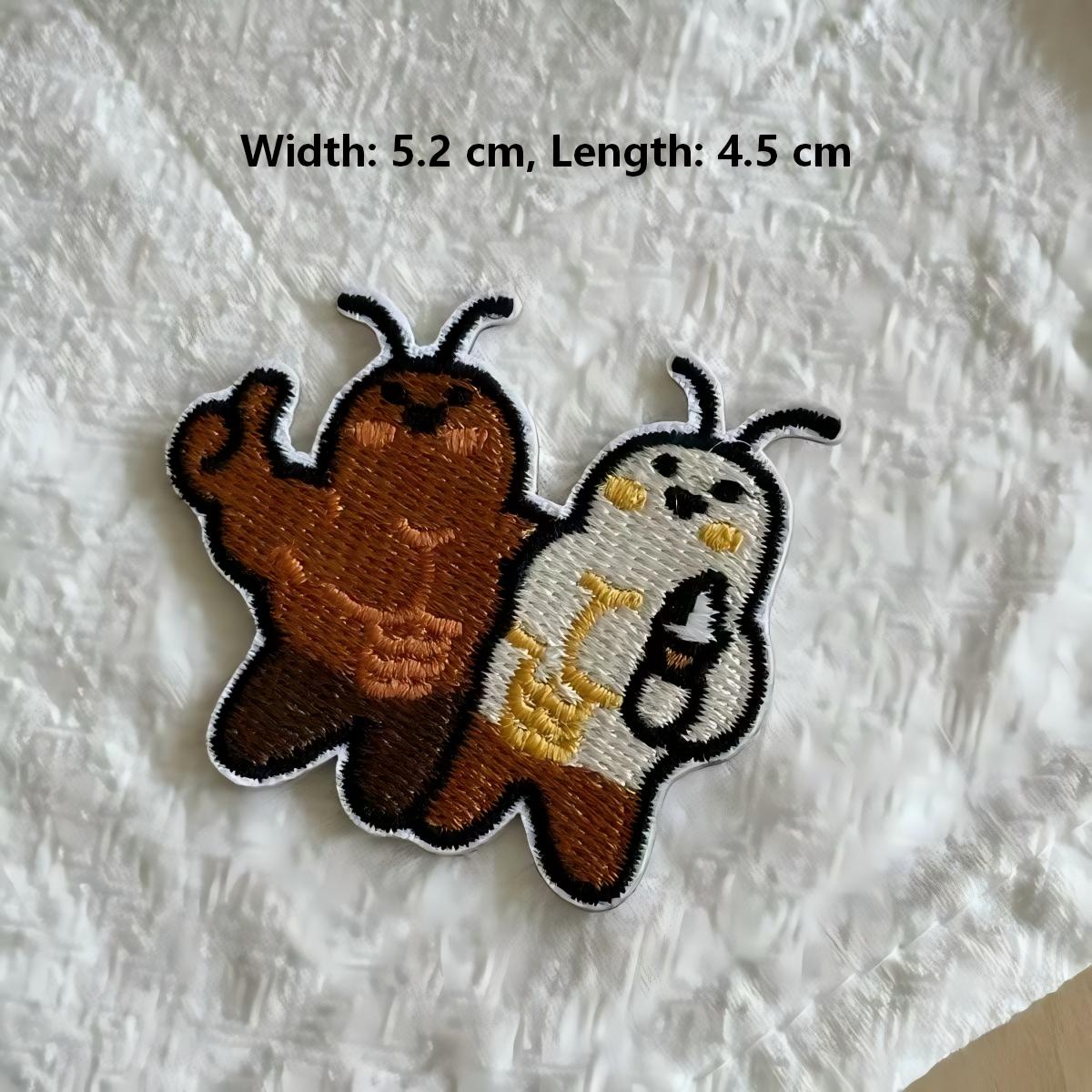 Buff Roach Embroidered Patches Series