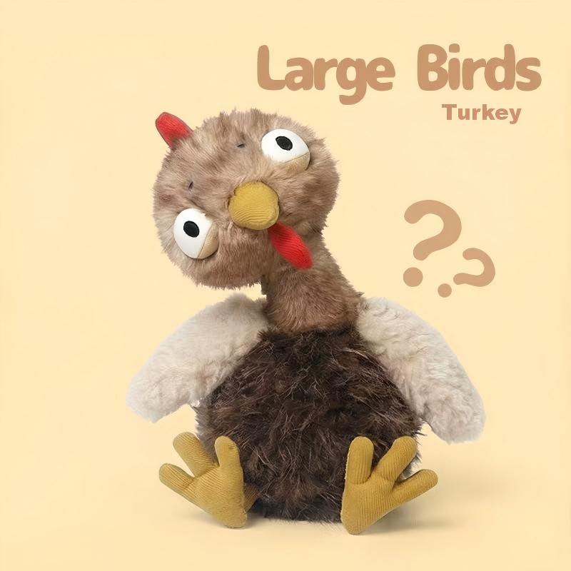Unhinged Turkey Plush — Funny Stuffed Animal Toy | Perfect Thanksgiving Gift for Kids & Adults